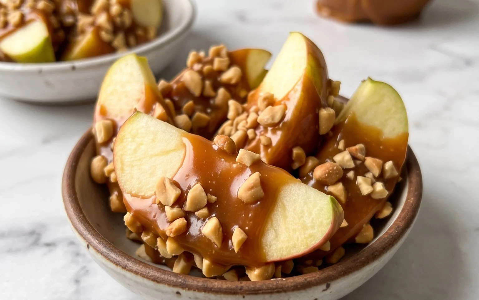 Easy Caramel Apple Bites Recipe Fall Snack