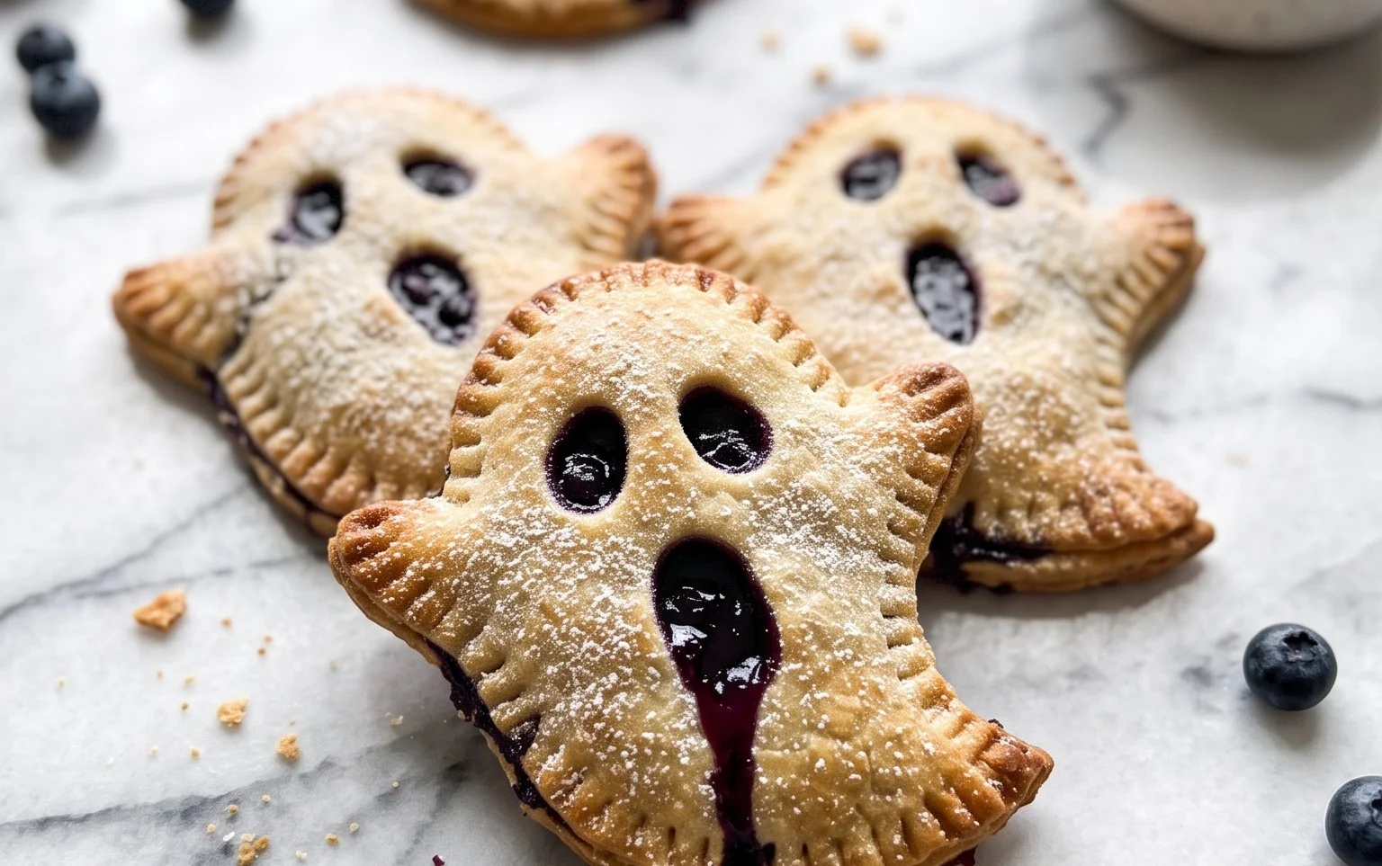 Vegan Blueberry Ghost Hand Pies Easy Recipe
